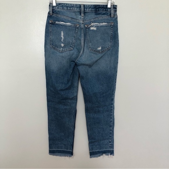 Abercrombie & Fitch Annie High Rise Girlfriend Jeans Distressed 26/2 Regular - Picture 2 of 5